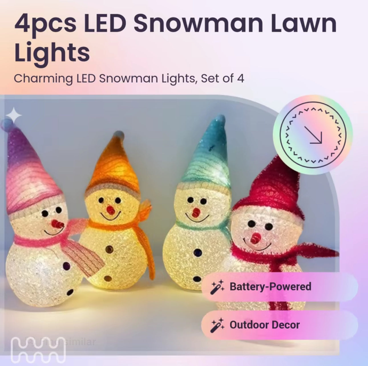 GlowFest Christmas Lawn Lights - Korvel