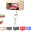 Porte-clés en bois élégant avec design en forme de garage