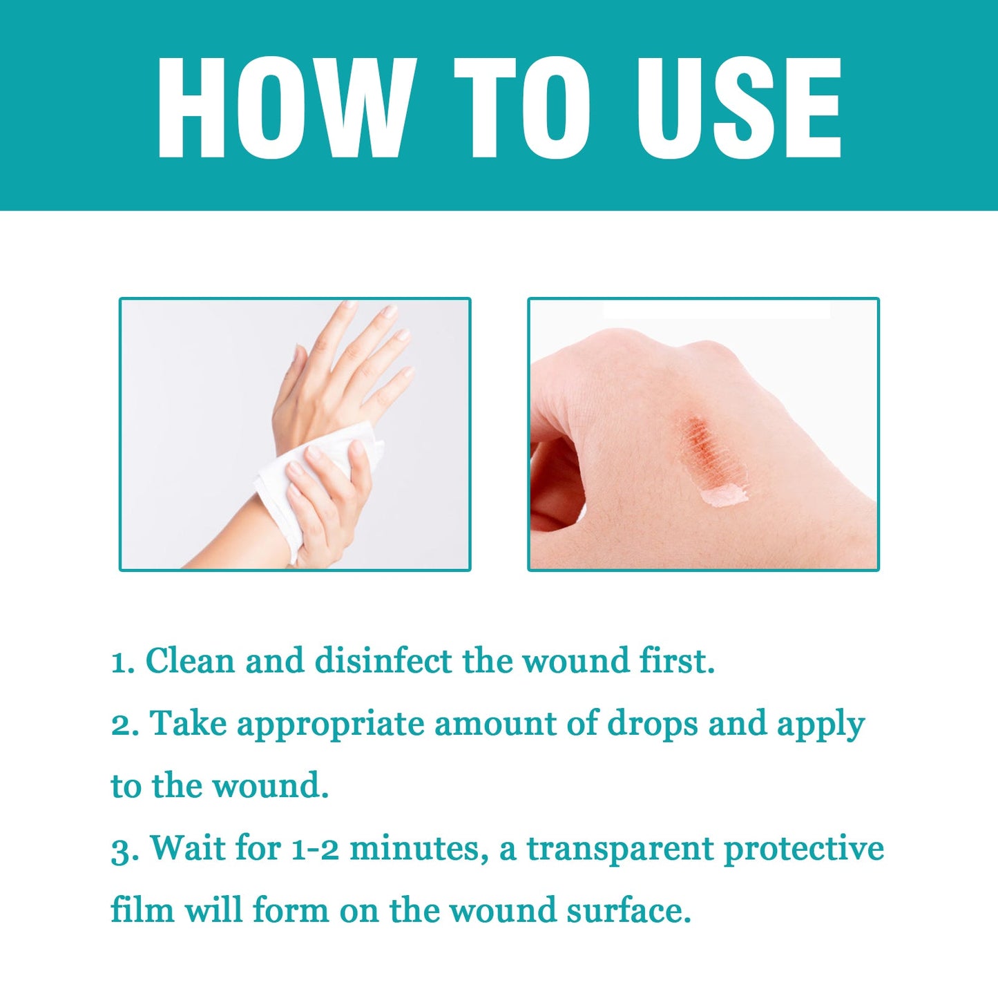 Liquid Bandage Drops - Fast-Acting Skin Protection