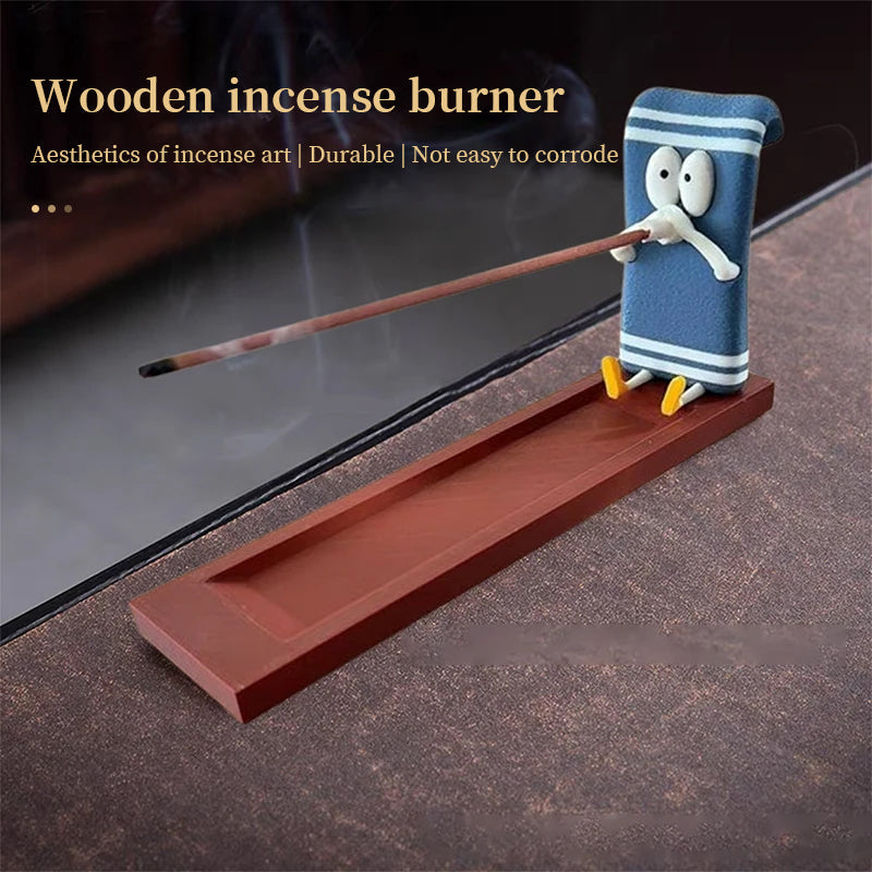 Towelie Servietsky Incense Stick Holder, realistic handmade crafts, home decor, ideal for meditation and yoga. - Korvel