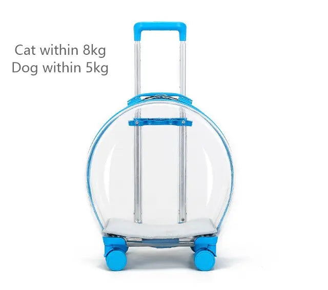 Chariot de Voyage pour Animaux de Compagnie Premium - Élégant et Fonctionnel