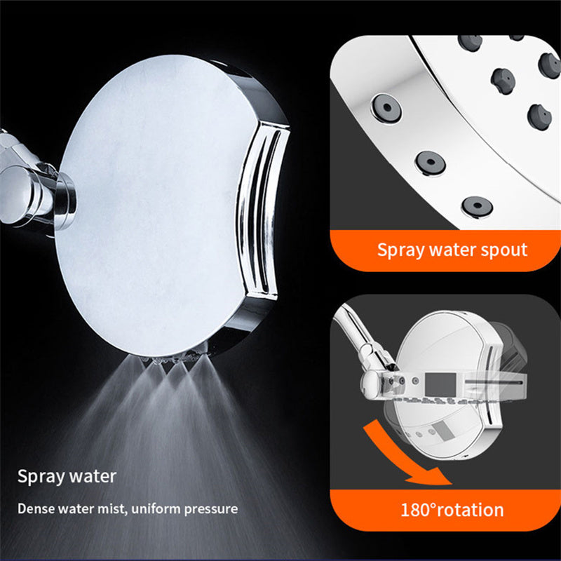 multi-function shower top spray rotating shower head four modes - Korvel