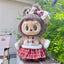 Clothing with 58cm LABUBU Design ZIMOMO Doll Clothes Rubber LABUBU Plush Toy Clothing Cute - Korvel