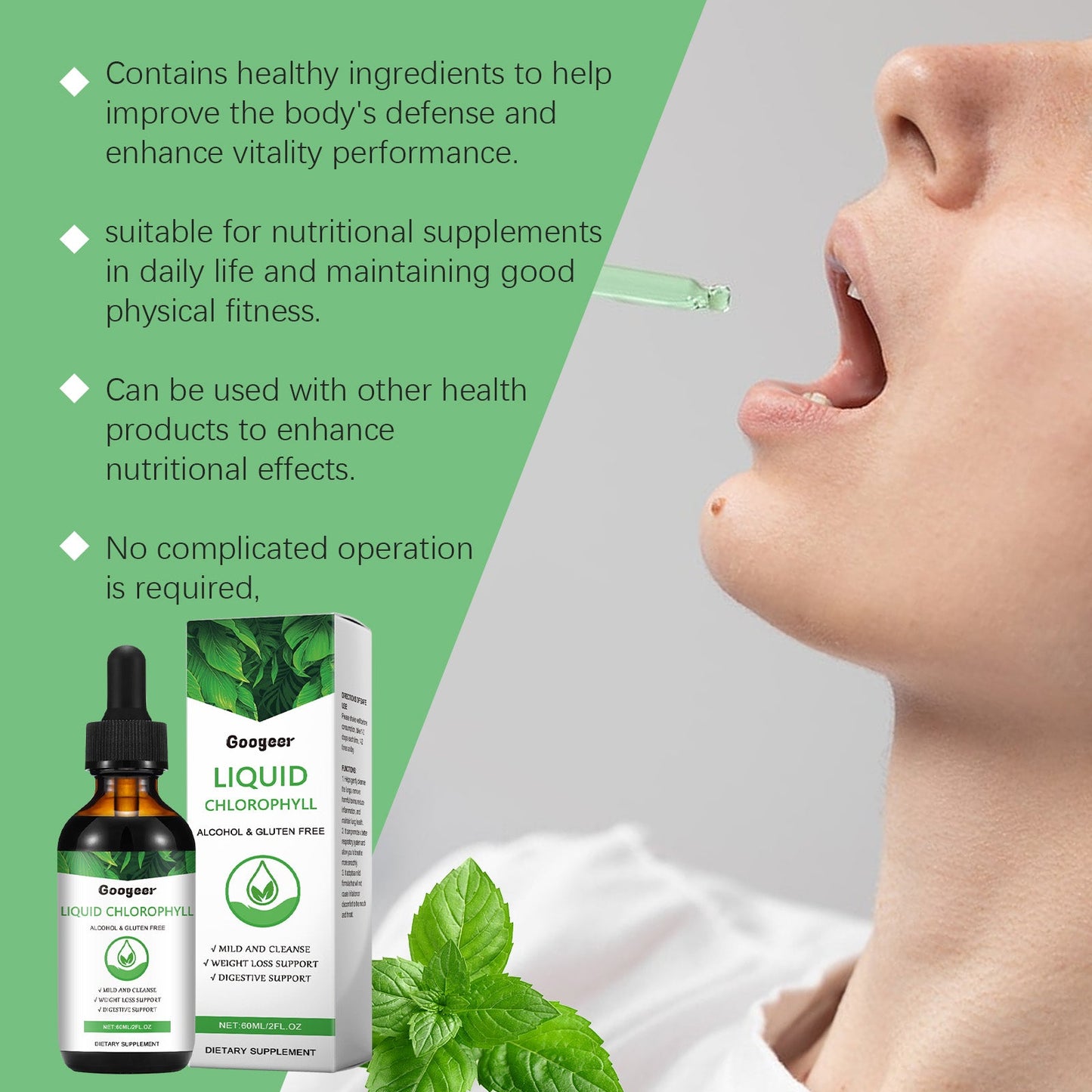 Liquid Chlorophyll Body Treatment - Korvel