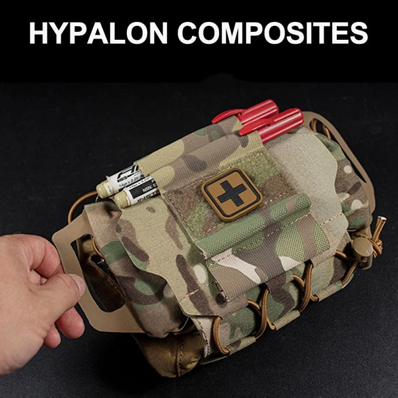 Tactical Military Pouch MOLLE Rapid Deployment First-aid Kit Survival Outdoor Hunting Emergency Bag Camping Medical Kit - Korvel