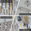 Modern Oval Crystal ceiling chandelier Luxury Home Decor Light Fixture - Korvel