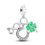 Handmade Copper Plated Clover DIY Jewelry Accessory