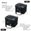 Outdoor storage bag, large - capacity foldable storage box, camping gear for picnic, portable, water - resistant - Korvel