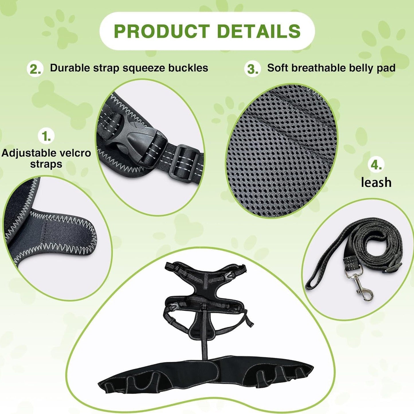 Pet Leg Support Dog Knee Brace Post-Surgery Rehabilitation Knee Support Joint Protection Bandage - Korvel