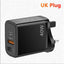 Chargeur de téléphone mobile numérique 40W PD+USB