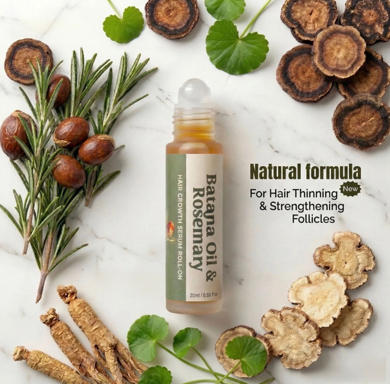 Sérum Roll-On Batana HerbalRoot