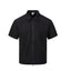 Zipper short sleeved shirt men's loose solid color shirt - Korvel