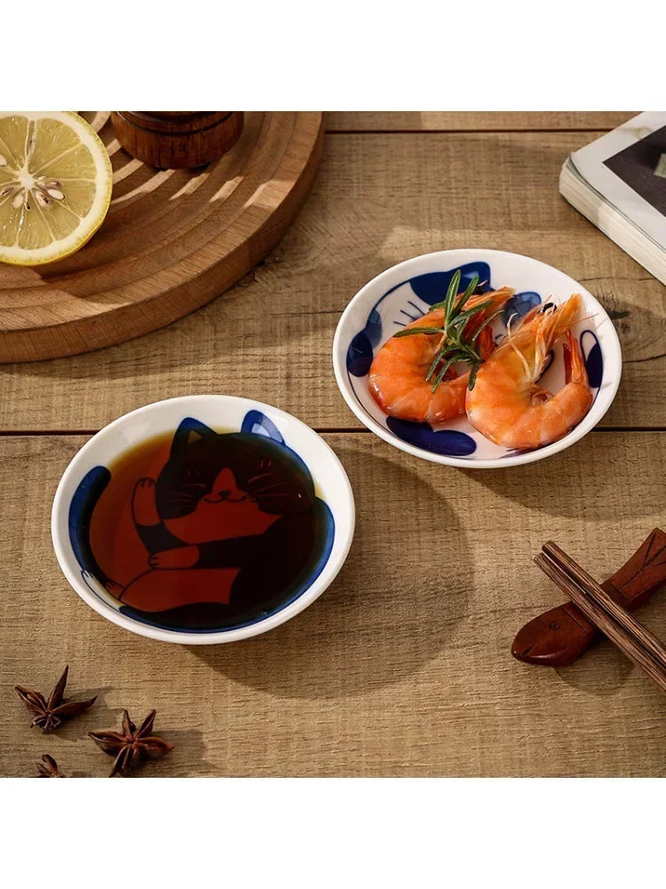 Charming Cartoon Ceramic Dipping Dish for All Ages