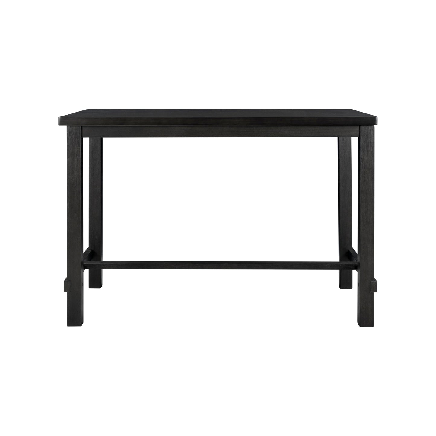 Conjunto de Comedor de Altura de Mostrador TREXM de 5 Piezas en Espresso y Beige
