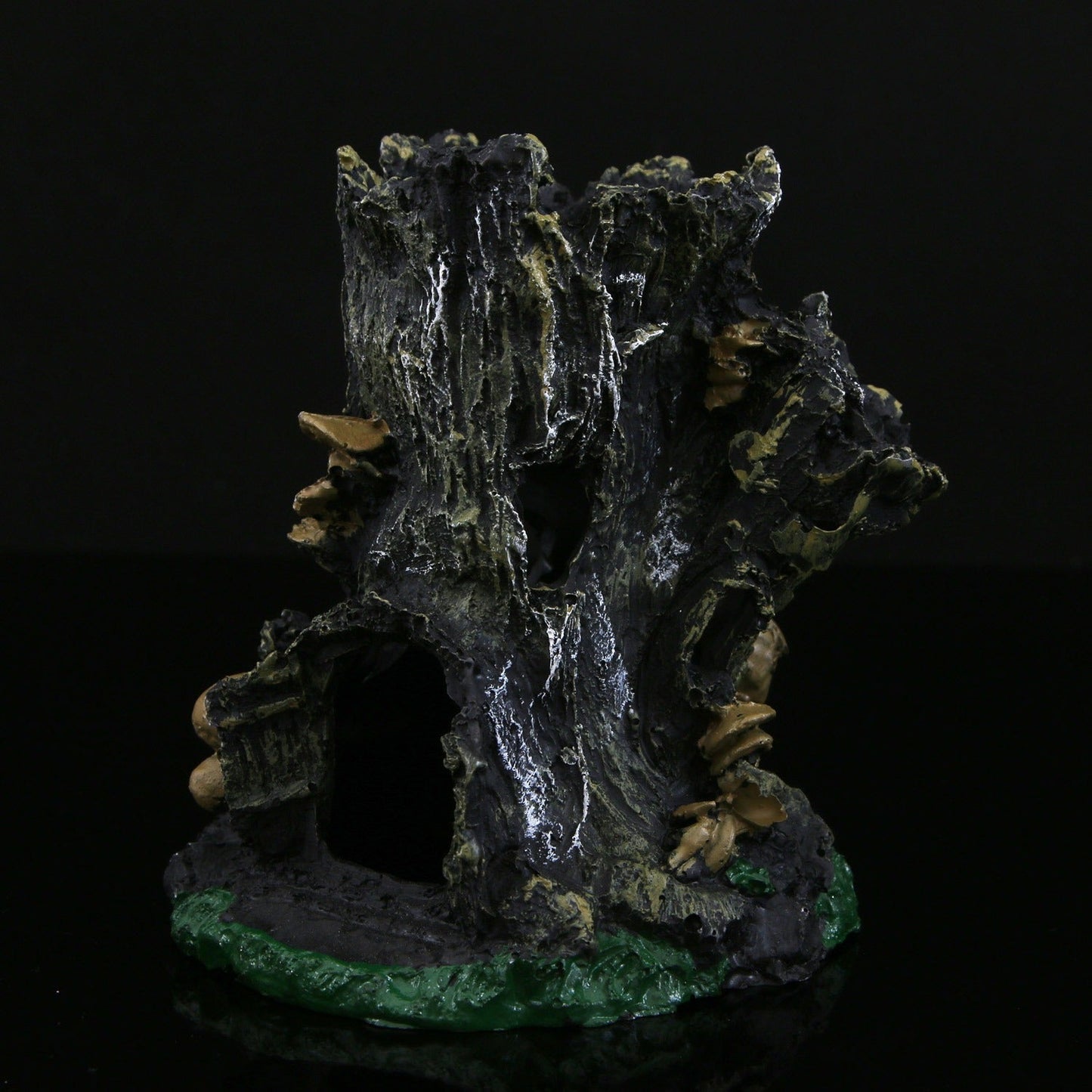 Fish tank pet shelter lizard house tree stump ornaments - Korvel