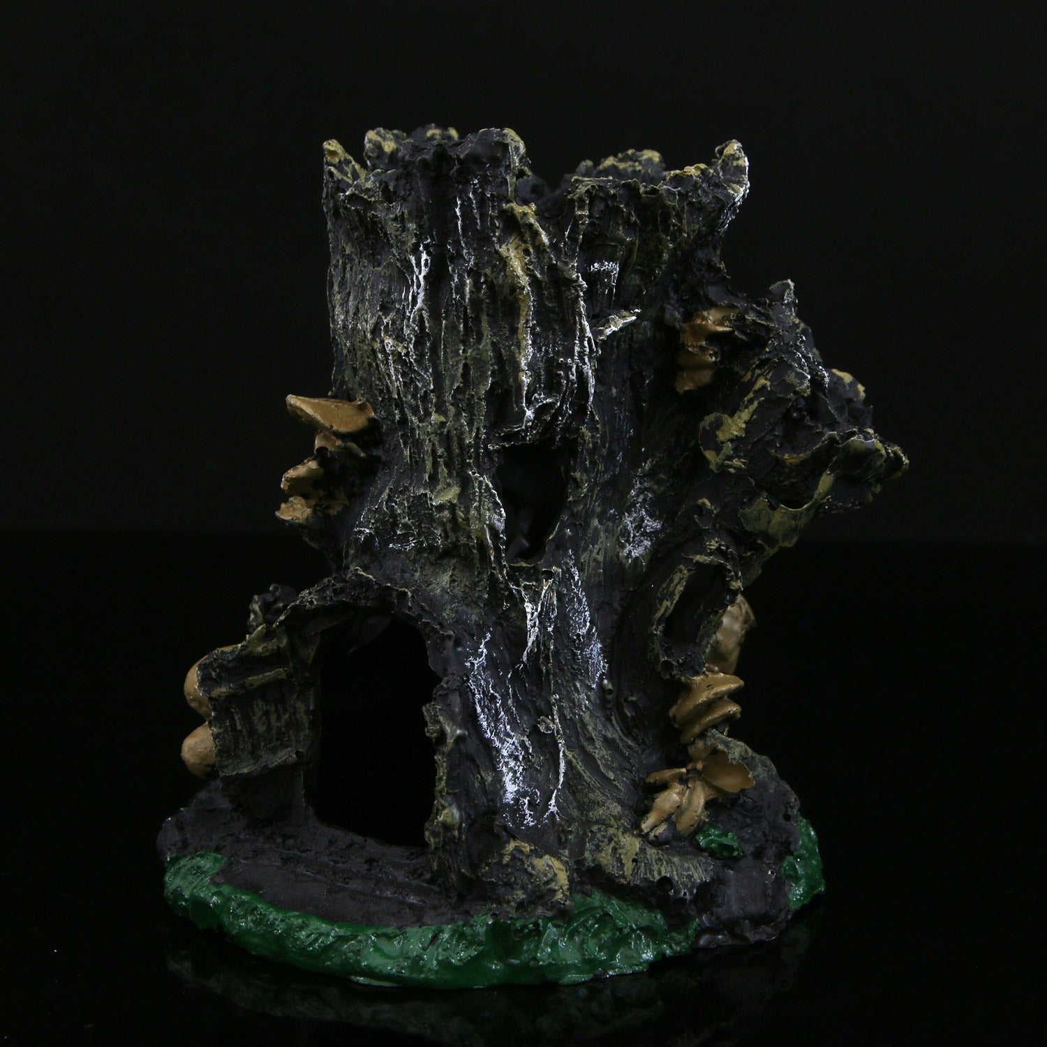 Fish tank pet shelter lizard house tree stump ornaments - Korvel