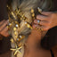 Stainless steel shell hair clip with bangs, high-end feel, ins metal hair accessories, broken hair clip at the back of the head - Korvel