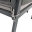 Outdoor Furniture with Tempered Glass Table Deep Seating with Thick Cushion for Backyard Porch Balcony (Grey) - Korvel