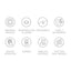 Head massager rechargeable head massager electric 3D scalp massager multifunctional head physiotherapy instrument - Korvel