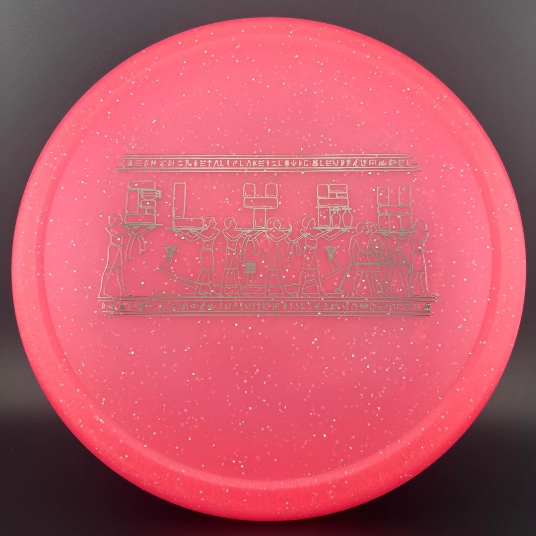 Metal Flake Glow C-Blend Glyph Disc Golf Putter