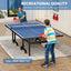 Mesa de Tenis de Mesa Interior Profesional de 15 mm de MDF con Red