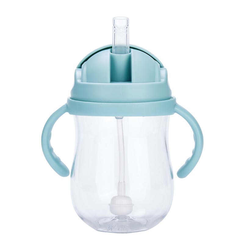 Silica Gel Feeding Kids Toddler Newborn Baby Drink Cups Water Bottles Kids Drinking Sippy A Cup with Straw Copo Infantil Drinker - Korvel