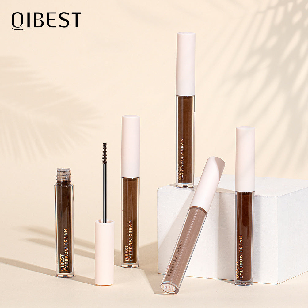 Crema para teñir cejas tridimensional QIBEST - Impermeable y de larga duración