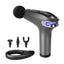 4 Massage Silicone Head Powerful Fascial Gun Portable Vibration Deep Tissue Percussion Muscle Back Massage Gun For Women - Korvel