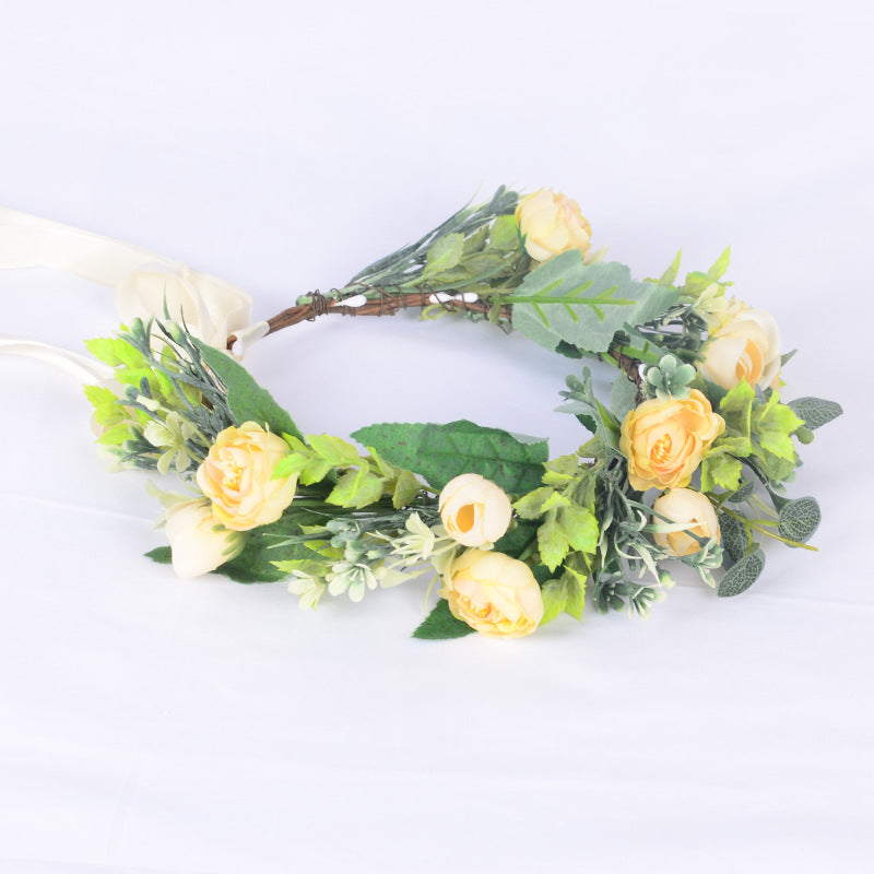 Couronne de Fleurs Élégante pour Femmes