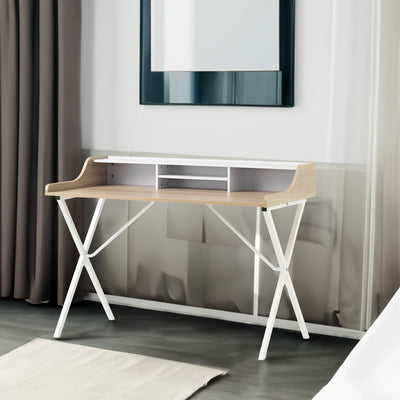 Elegant White Computer Desk for Modern Offices