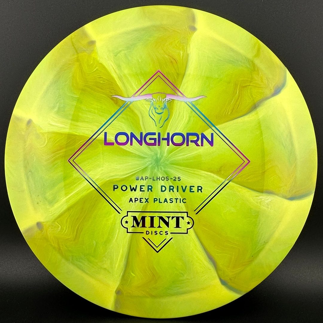 Swirly Apex Longhorn Disc Golf Driver