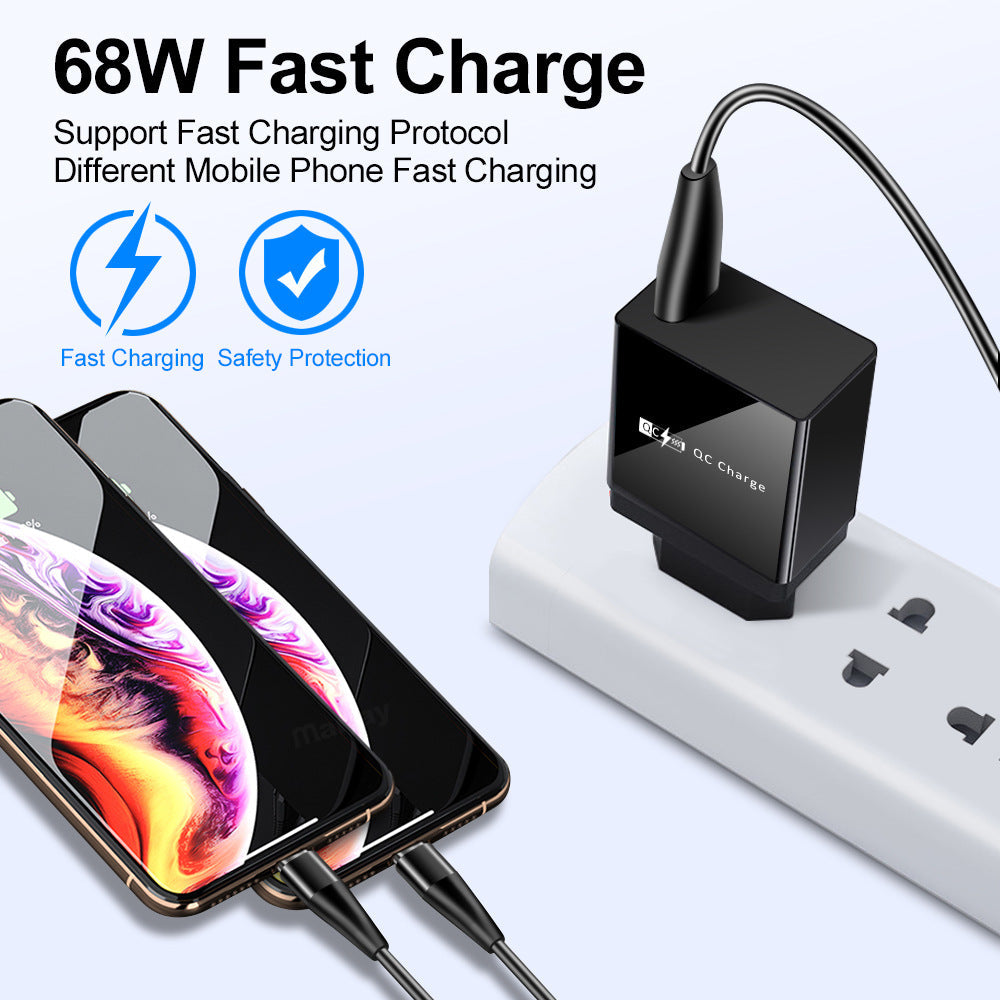 Super fast charging charger, mobile phone fast charging head - Korvel
