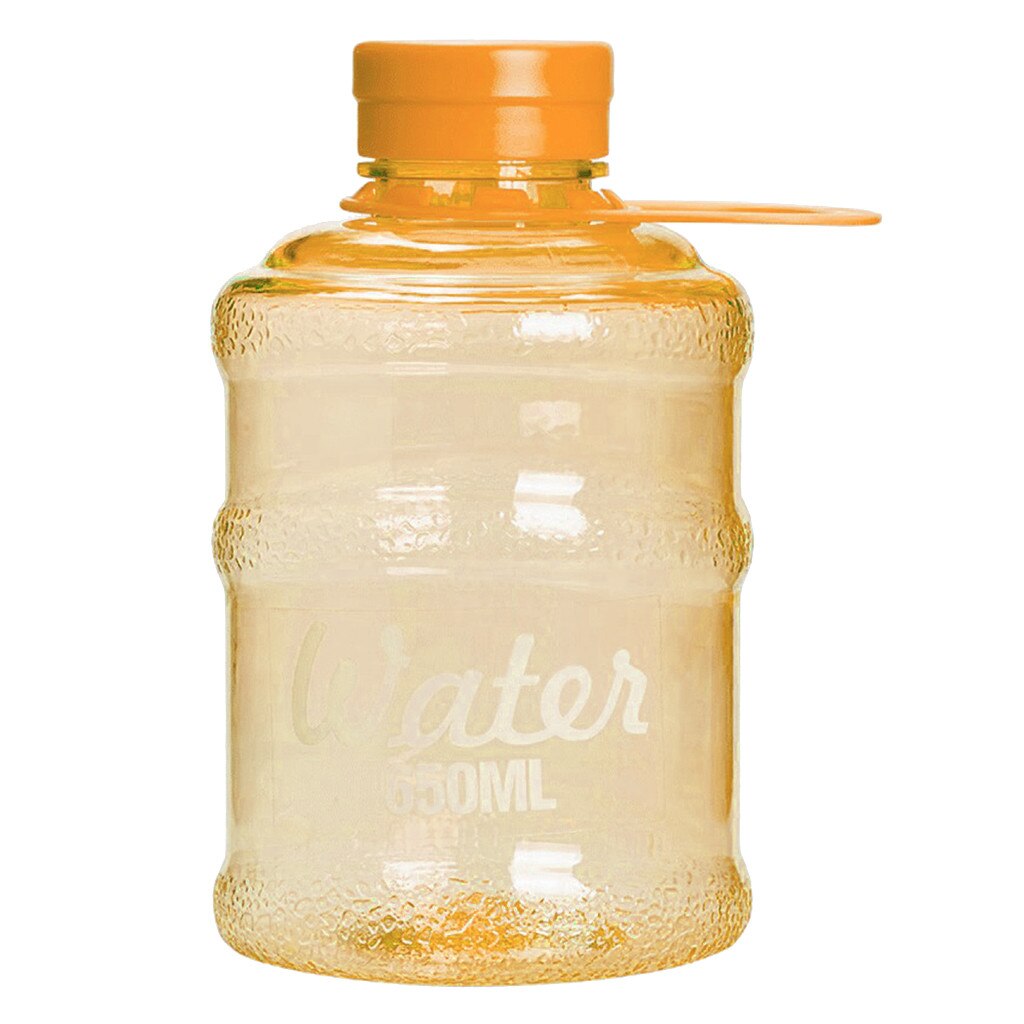 650ml Larg Size Sports Water Bottle Portable Plastic Spray Bottle Leakproof Travel Cup - Korvel