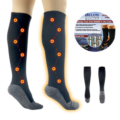 Thermal Socks Outdoor Mountaineering Ski Socks Heat Socks 35 ° Thermostatic Socks Snow Christmas Socks Winter Heating Fiber - Korvel