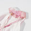 Robe midi à fleurs élégante pour femmes avec décolleté en V