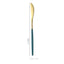 Premium Stainless Steel Cutlery Set with Gold Spray Finish