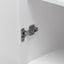 Storage Cabinet with Two Doors for Bathroom, Office, Adjustable Shelf, MDF Board, White - Korvel