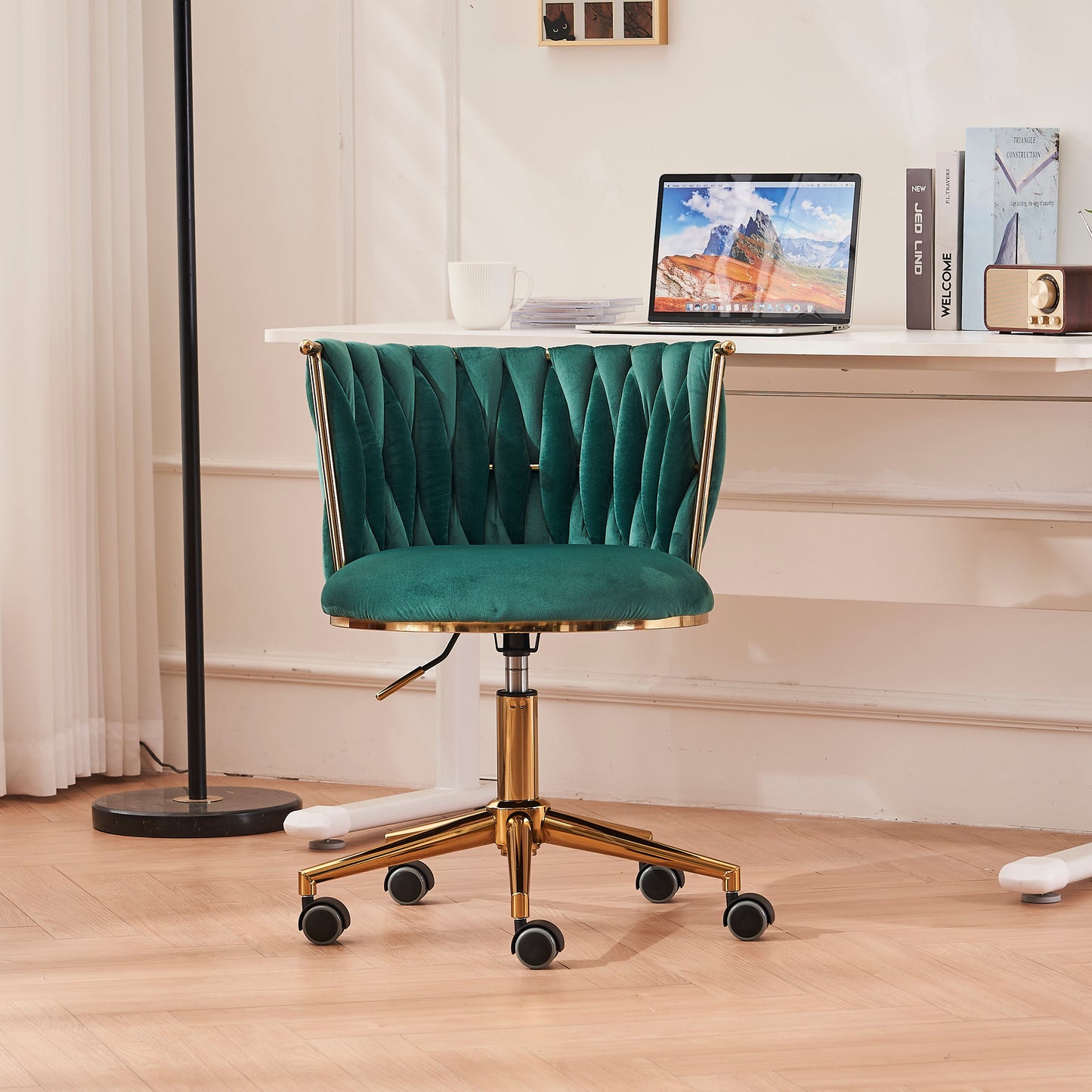 Premium 360-Degree Rotating Bucket Chair in Dark Gray