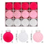 Elegant 6cm Christmas Ball Ornaments - Set of 12