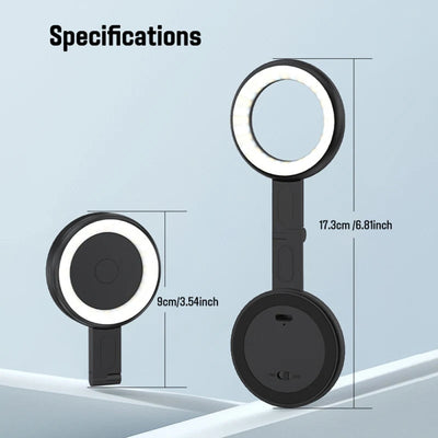 Magnetic LED Fill Light for Mobile Photography
