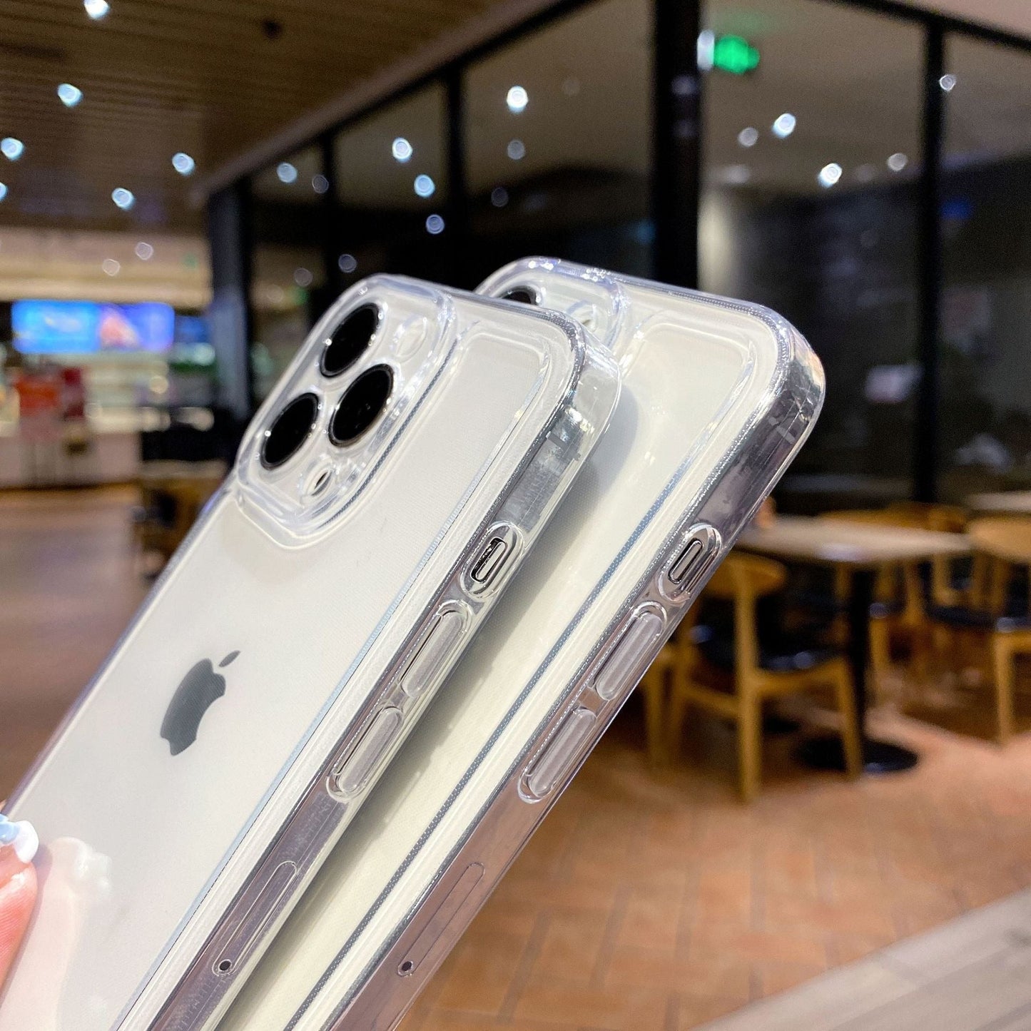 Coque de téléphone transparente premium pour iPhone 13 Pro et 16