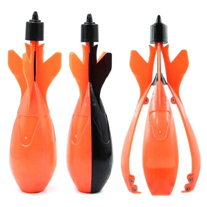 Carp Fishing Rocket Feeder Portable Small Spod Bomb Float Bait Holder Fishing Rocket Lure Container Fishing Tackle Accessories - Korvel