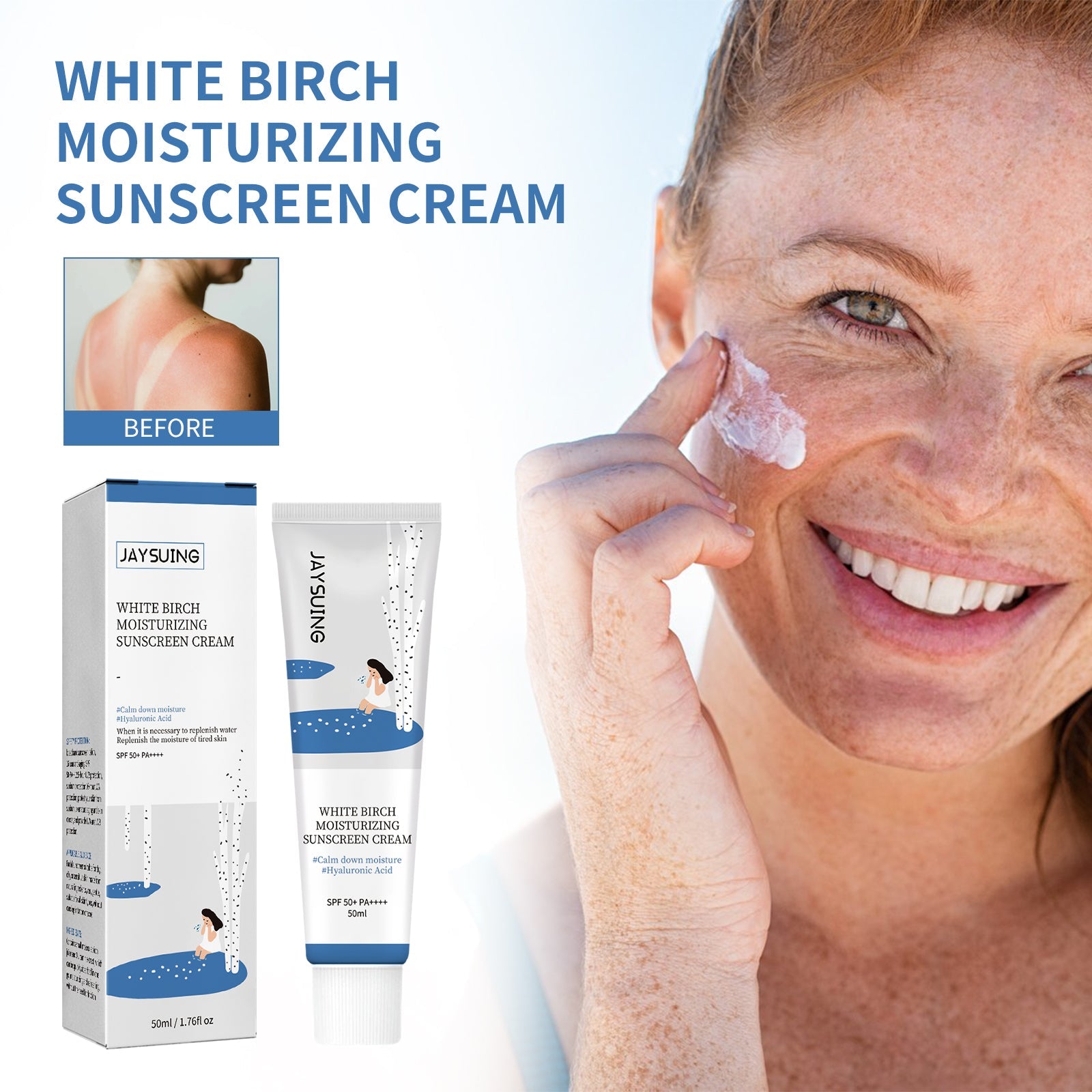 Protection Oil Control Cream, Skin Protection Refreshing Anti-aging UV Protection Cream - Korvel