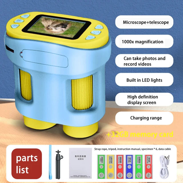 Portable Microscope for Kids - Explore the Micro World