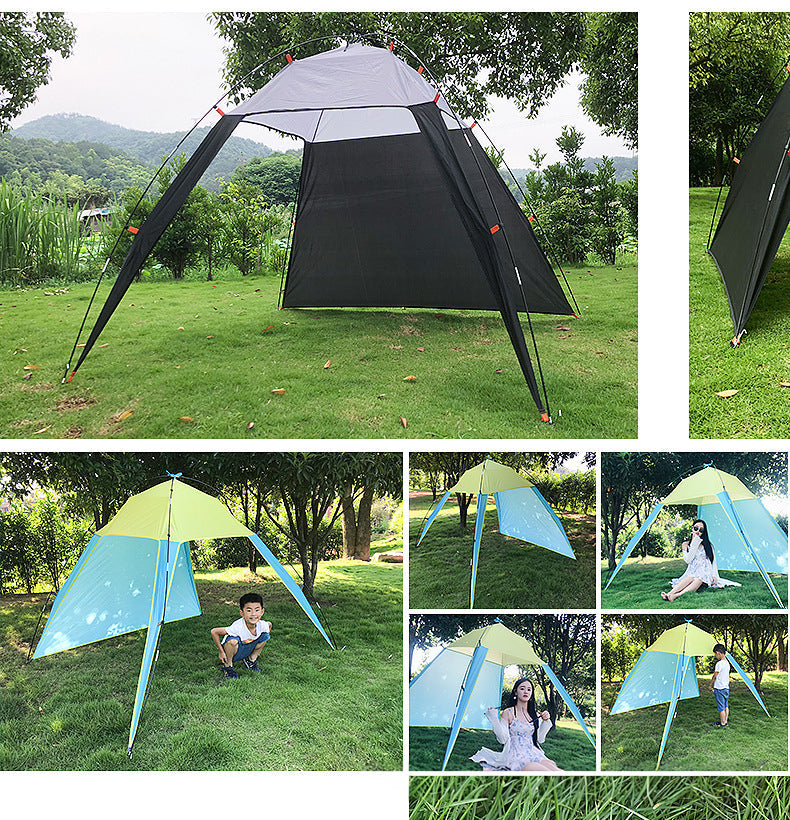 Pop Up Beach Tent Sun Shade Shelter Anti-UV Shelter Fully Automatic Folding Camping Tent - Korvel