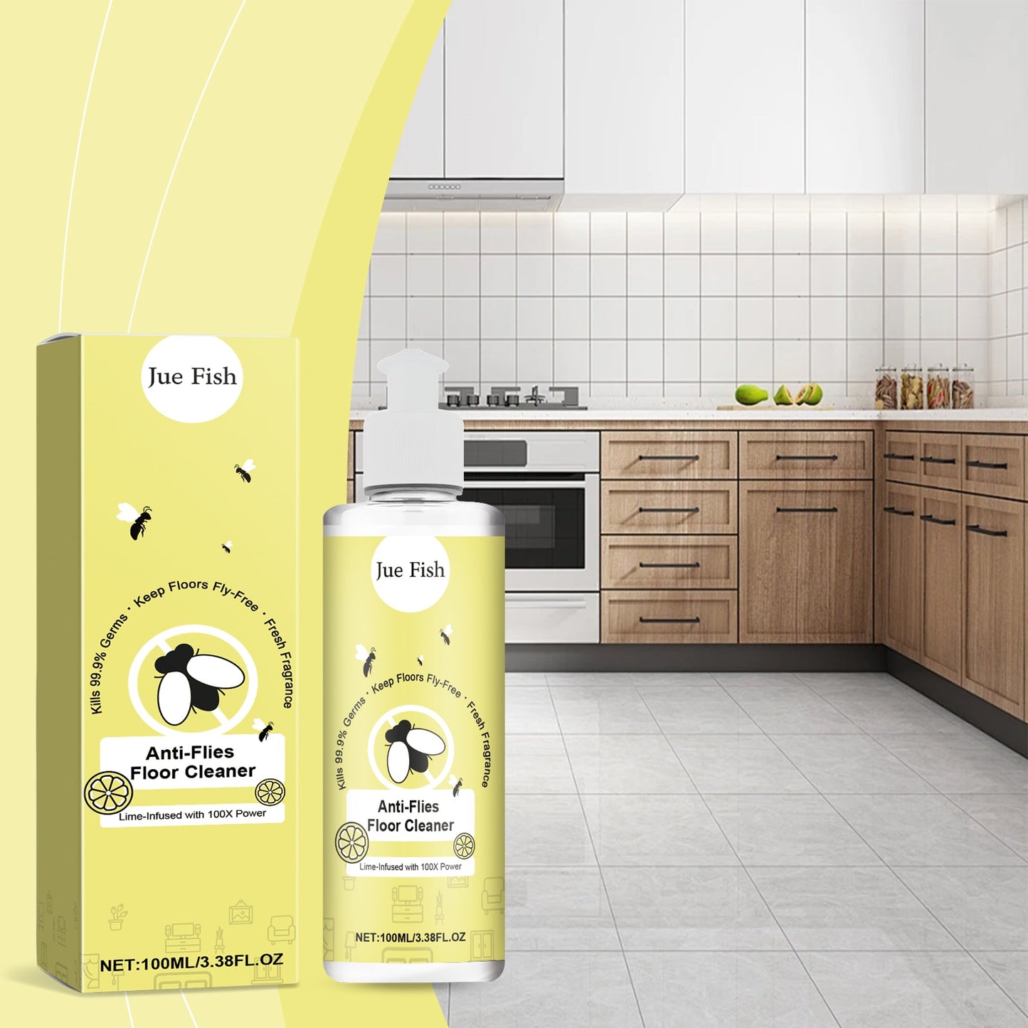 Premium Anti-Fly Floor Cleaner with Fresh Fragrance
