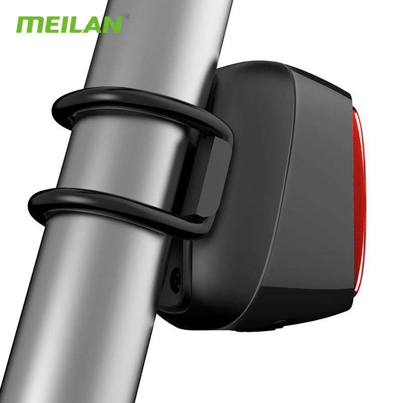Bicycle Intelligent Brake Tail Light X6 Brake Induction 7-Speed Flashing Riding Warning Night Riding Light - Korvel