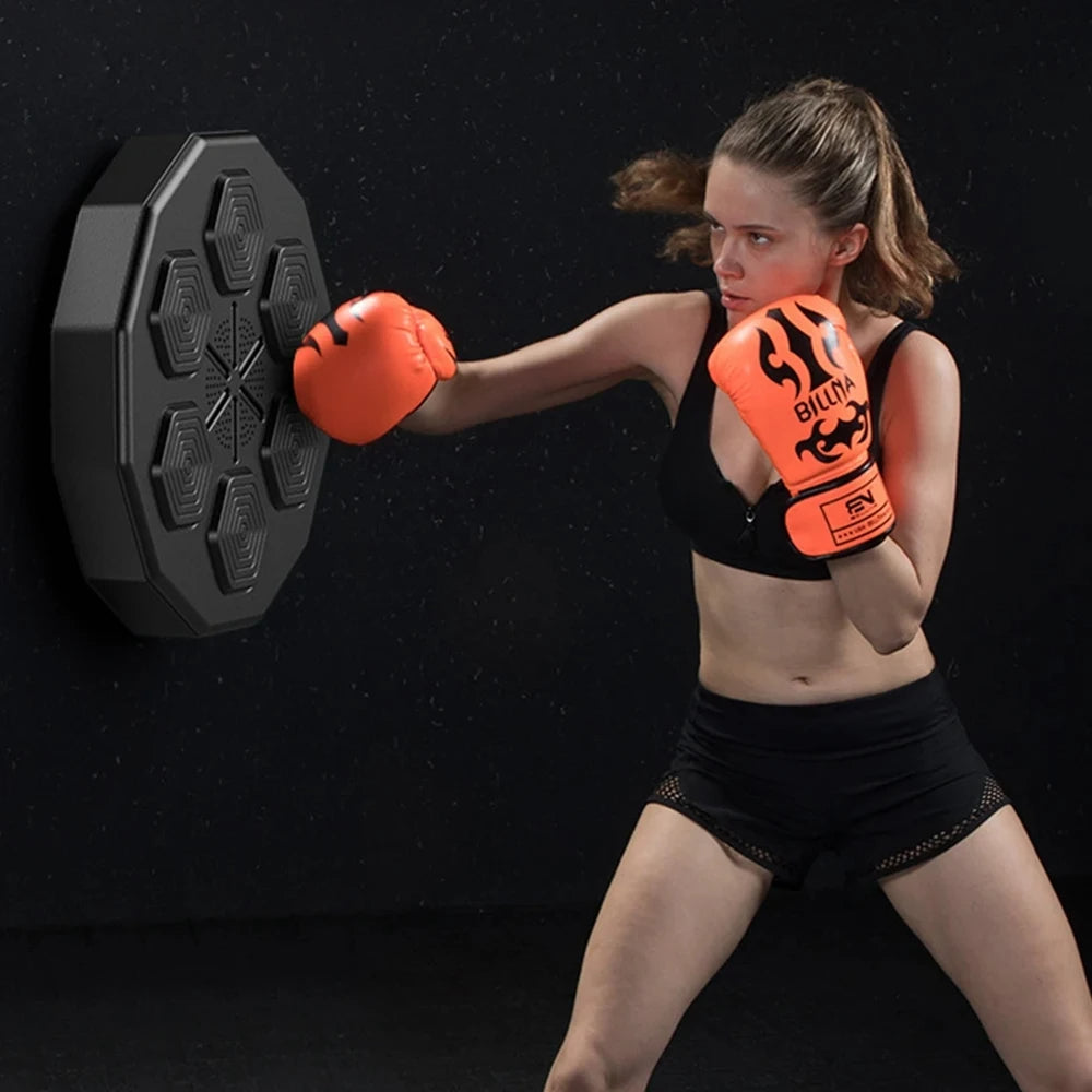 Smart Music Boxing Machine Wall Mounted Bluetooth Smart Fun Punch Boxing Trainer Wall Target Punching Pads Suitable For Home - Korvel