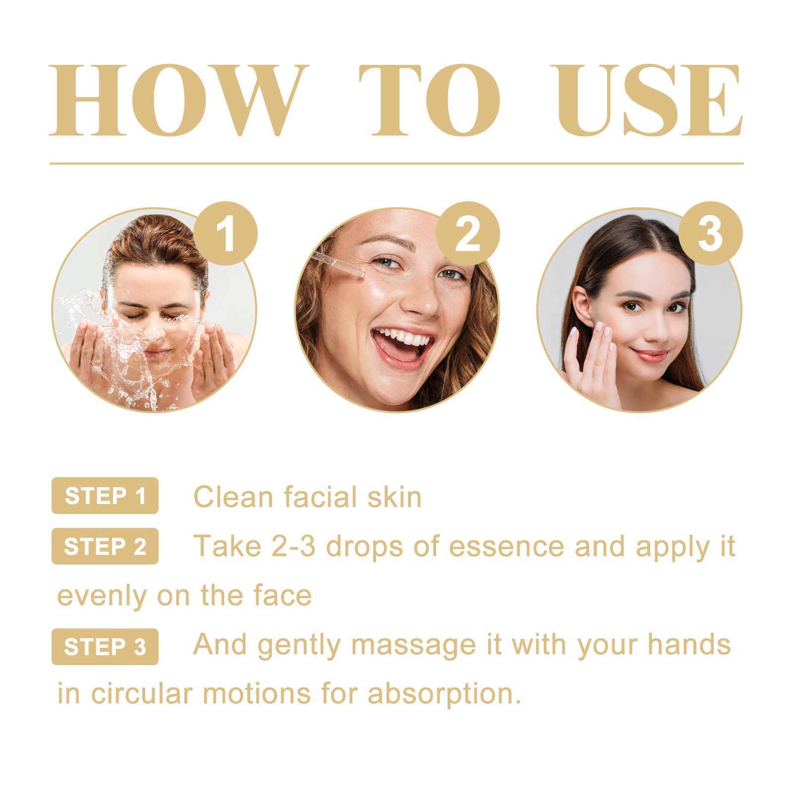 Collagen Face Serum, Moisturizing, Moisturizing And Firming Facial Skin, Cleaning, Anti-Wrinkle, Anti-Aging Eyes - Korvel
