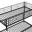 Metal Twin over Full Bunk Bed/ Heavy-duty Sturdy Metal/ Noise Reduced/ Safety Guardrail/ CPC Certified/ No Box Spring Needed - Korvel